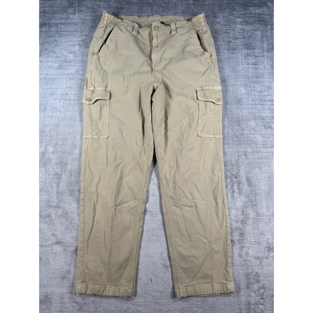 American Eagle Cargo Pants Mens 16 Tan Stretch Utility Gorpcore Trousers
